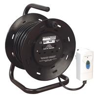 Sealey BCR25RCD Cable Reel 25mtr with RCD Plug 2 x 230V