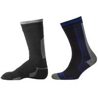 sealskinz thin mid length socks black xl