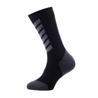 Sealskinz - MTB Mid Mid Socks with Hydrostop Anth/Grey/Black Large