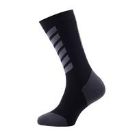 sealskinz mtb mid mid socks with hydrostop anthgreyblack large