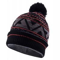 Sealskinz - Waterproof Bobble Hat Black/Tarmac/Fireworks XXL