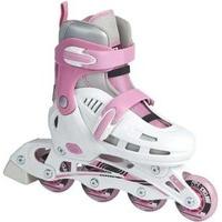 SFR Cyclone Childrens Adjustable Skates - White Pink - 12-2