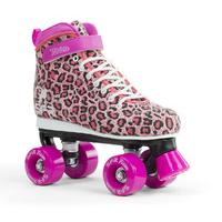 SFR Vision Canvas Quad Roller Skates - Leopard