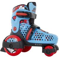 SFR Stomper Adjustable Junior Boy\'s Skates - Blue/Red