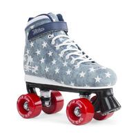 SFR Vision Canvas Quad Roller Skates - Jeans