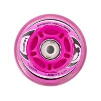 sfr light up inline skate wheels pink