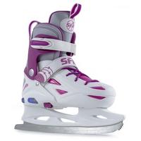SFR Ice Skates - Eclipse Lights White/Pink