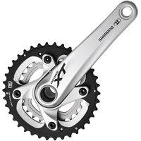 Shimano XT M785 10 Speed Double Chainset Silver