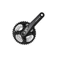 shimano xt m785 10 speed double chainset black