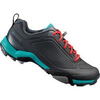 shimano mt3w spd womens shoe blackgreen