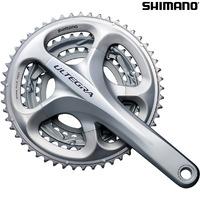 shimano ultegra 6703 10 speed hollowtech ii triple chainset silve