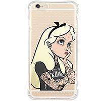 Shockproof/Transparent/Pattern Sexy Lady TPU Soft Case Cover For Apple iPhone 6s Plus/6 Plus/iPhone 6s/6/iPhone 5/5s/SE