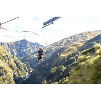 Shotover Canyon Flying Fox from Queenstown