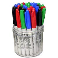 SHARPIE FINE PERM MARKER TUB36 ASST