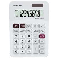 Sharp EL330FB Desktop Calculator - White