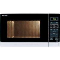 Sharp Microwave 25 Litre Capacity Black / White 900w 1 Year Warranty