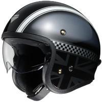 shoei jo hawker open face motorcycle helmet amp visor