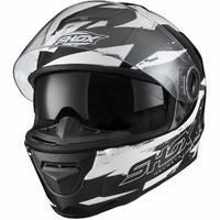 Shox Assault Trigger Motorcycle Helmet & Visor