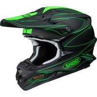 shoei vfx w hectic motocross helmet