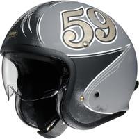 Shoei J.O Gratte-Ciel Open Face Motorcycle Helmet & Visor