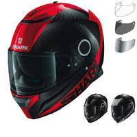 Shark Spartan Carbon Skin Motorcycle Helmet & Visor