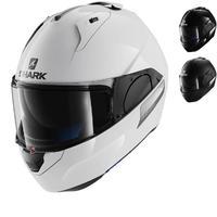 shark evo one blank flip front motorcycle helmet