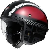 shoei jo hawker open face motorcycle helmet amp visor