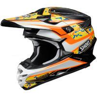 shoei vfx w turmoil motocross helmet