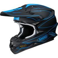 shoei vfx w hectic motocross helmet