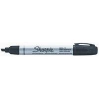 Sharpie Metal Perm Marker Sml Chisel Blk - 12 Pack