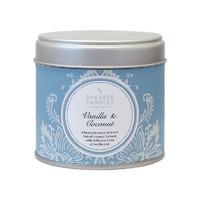 shearer candles vanilla coconut large jar candle tin