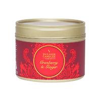 shearer candles cranberry ginger small candle tin