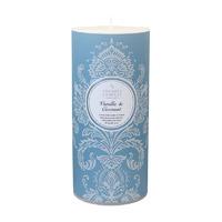 Shearer Candles Vanilla & Coconut Patterned Pillar Candle