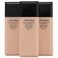 Shiseido Sheer and Perfect Foundation B20 Natural Light Beige SPF15 30ml