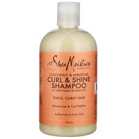 shea moisture coconut and hibiscus curl and shine shampoo 379ml