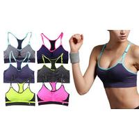 Shock-Absorbing Fast Dry Sports Bra - 6 Colours, 3 Sizes