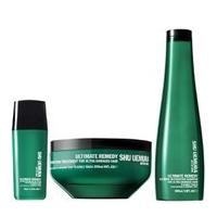 shu uemura art of hair ultimate remedy shampoo 300ml masque 200ml and  ...