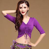 Shall We Belly Dance Tops Women Training Modal 1 Piece Dance Costumes