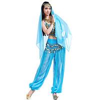 Shining Performance Chiffon Belly Dance Outfits For Ladies(More Colors)