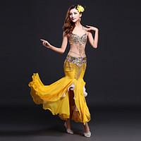 Shall We Belly Dance Outfits Women Spandex Split Front Waist