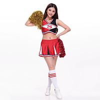 Shall We Cheerleader Costumes Women Performance Fashion Polyester 2 Pieces Outfits