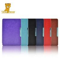 shy bear magnet closure style slim smart pu leather cover case for kob ...