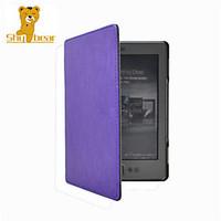 shy bear magnet smart pu leather cover case for amazon kindle 4 or kin ...