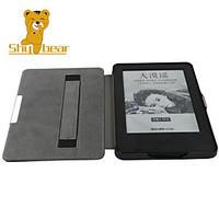 Shy Bear Leather Cover Case for Amaozn Kindle 7th Generation 2014 with Hand Holder