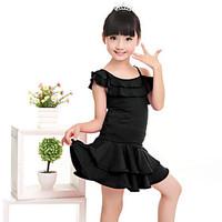 Shall We Children 2 Pieces Top / Skirt Children Latin Dance Dress