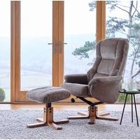 Shangri-La Swivel Recliner & Footstool