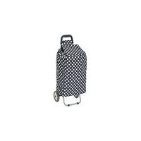Shopping Trolley - Navy Polka Do...