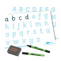 Show-me Bulk Box: Letter Formation A4 Boards, Pens and Erasers