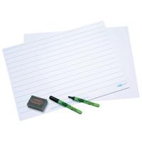 Show-Me Lined Dry Wipe Boards A3 (Pack of 5)