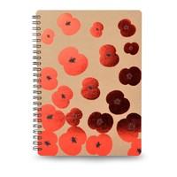 Shimmer Poppy A5 Wireo Notebook